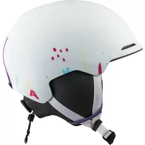 Alpina Brix Jr Kids Ski Helmet - white-graphic matt